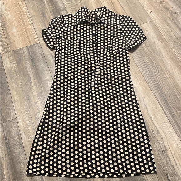 Black and White Polka Dot Dress - Picture 1 of 8